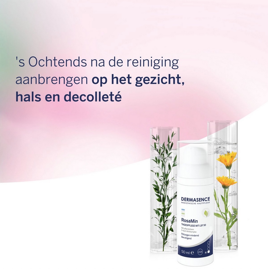 Gebruik foto: sochtends aanbrengen na reinigen op gezicht, hals en decolleté