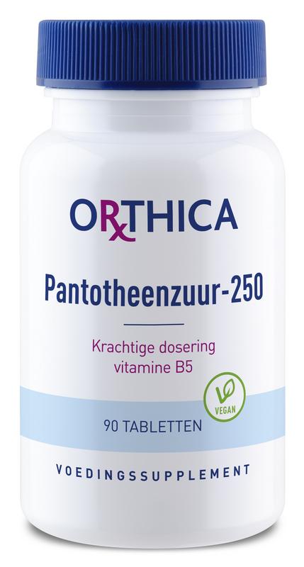 Orthica Pantotheenzuur-250 Tablet