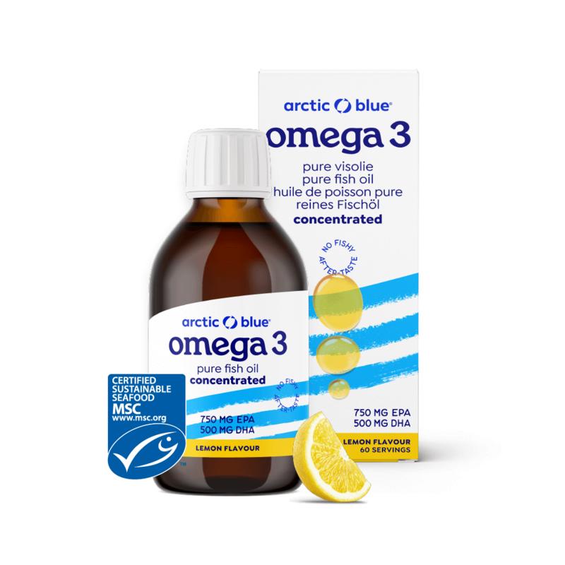 Arctic Blue Omega 3 Pure Visolie Dha+Epa 500/750mg