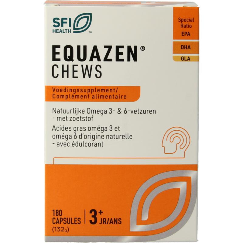 Equazen Chew Omega 3/6 Aardbeiensmaak