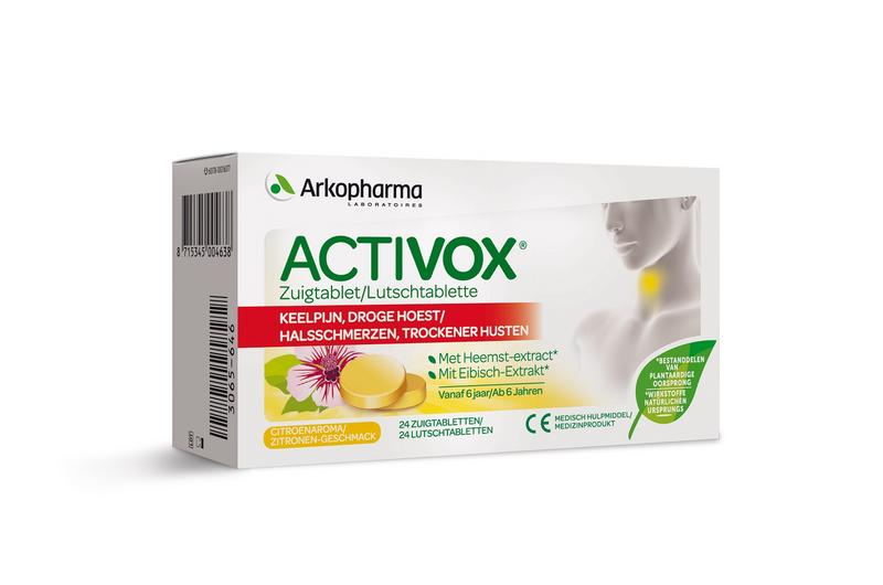 Activox Keelpastille Keelpijn/Droge Hoest