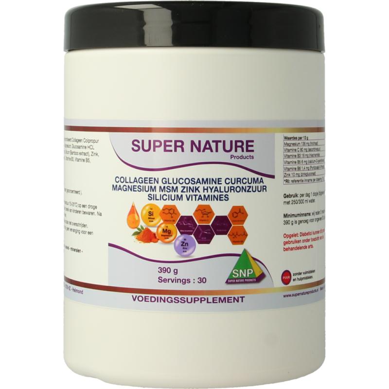 Collageen Glucosamine Curcuma Magnesium Msm