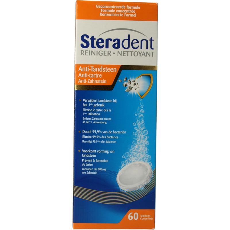 Steradent Anti Tandsteen Pro Bruistablet