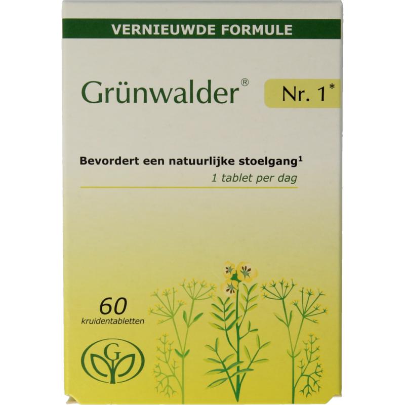 Grunwalder Nr1 Stoelgang Kruidentablet