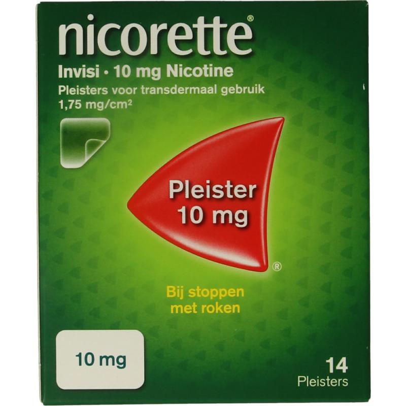 Nicorette Invisi Pleister Transdermaal 10mg/16uur