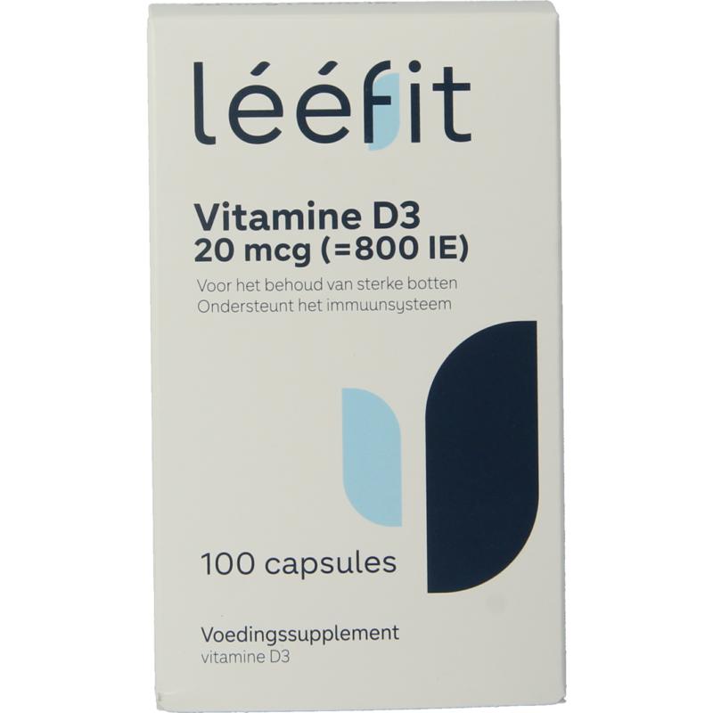 Leefit Vitamine D3 Capsule 20mcg