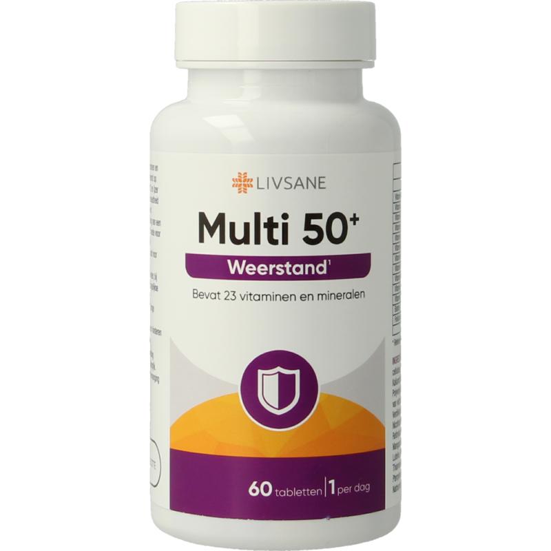 Multi 50+ Weerstand Livsane Tablet