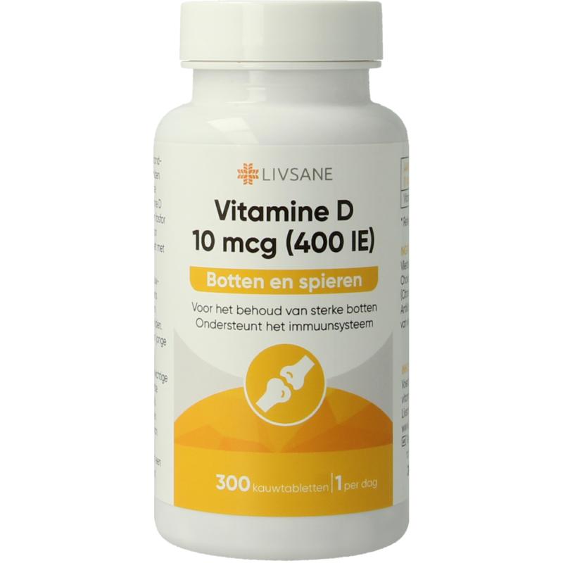 Vitamine D Livsane Kauwtablet 10mcg