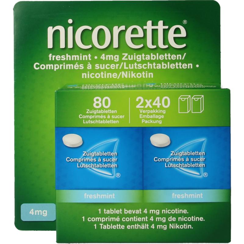 Nicorette Freshmint Zuigtablet 4mg