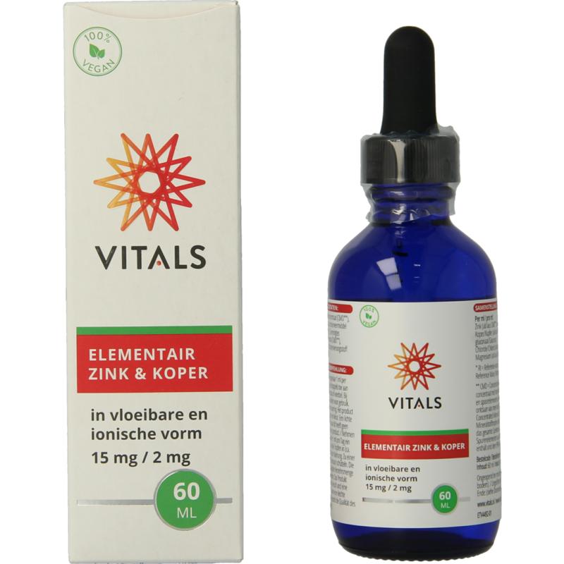 Vitals Elementair Zink & Koper Vloeibaar