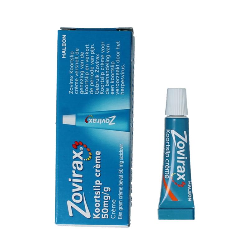 Zovirax Koortslip Creme 50mg/G
