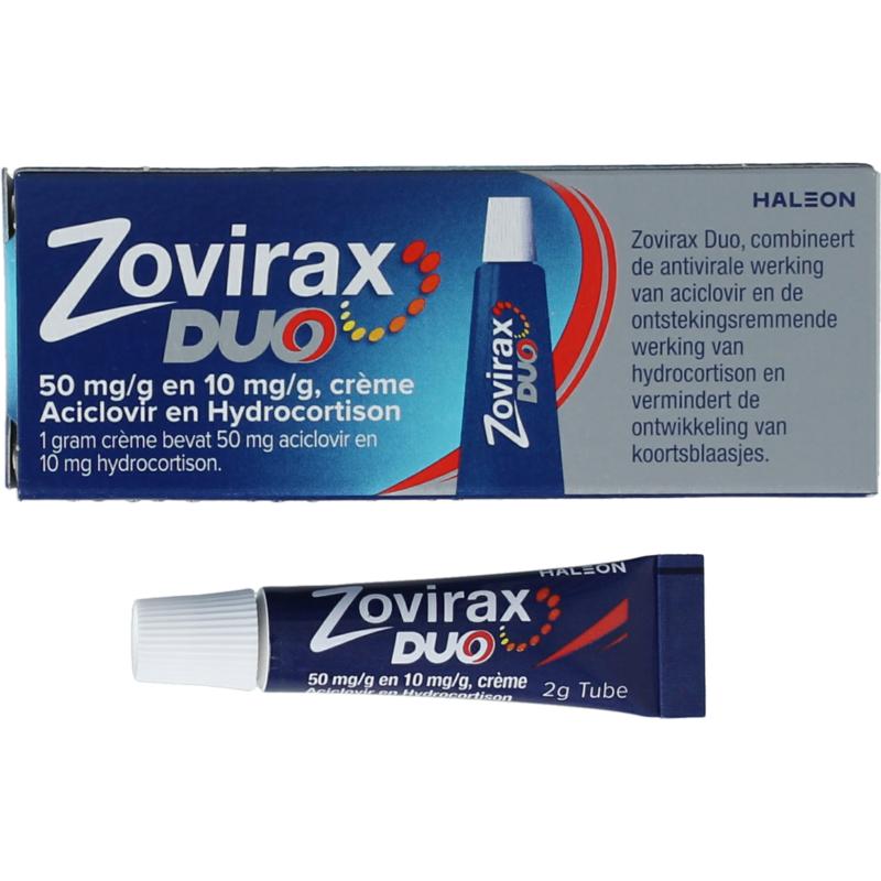Zovirax Duo Creme 50/10mg/G