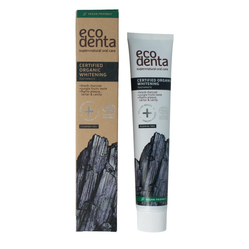 Ecodenta Tandpasta Organic Charcoal Whitening
