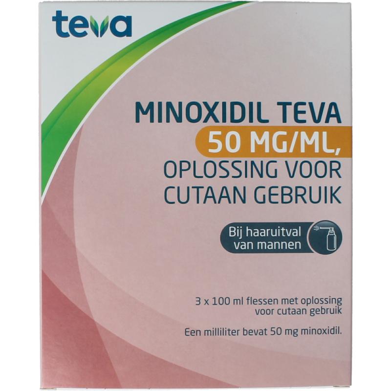 Minoxidil Teva Oplossing V Cutaan Gebruik 50mg/ml