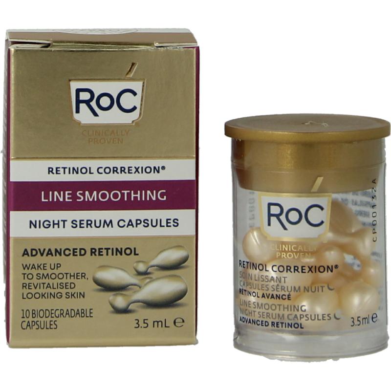 Roc Retinol Correxion Line Smooth Night Serum Caps