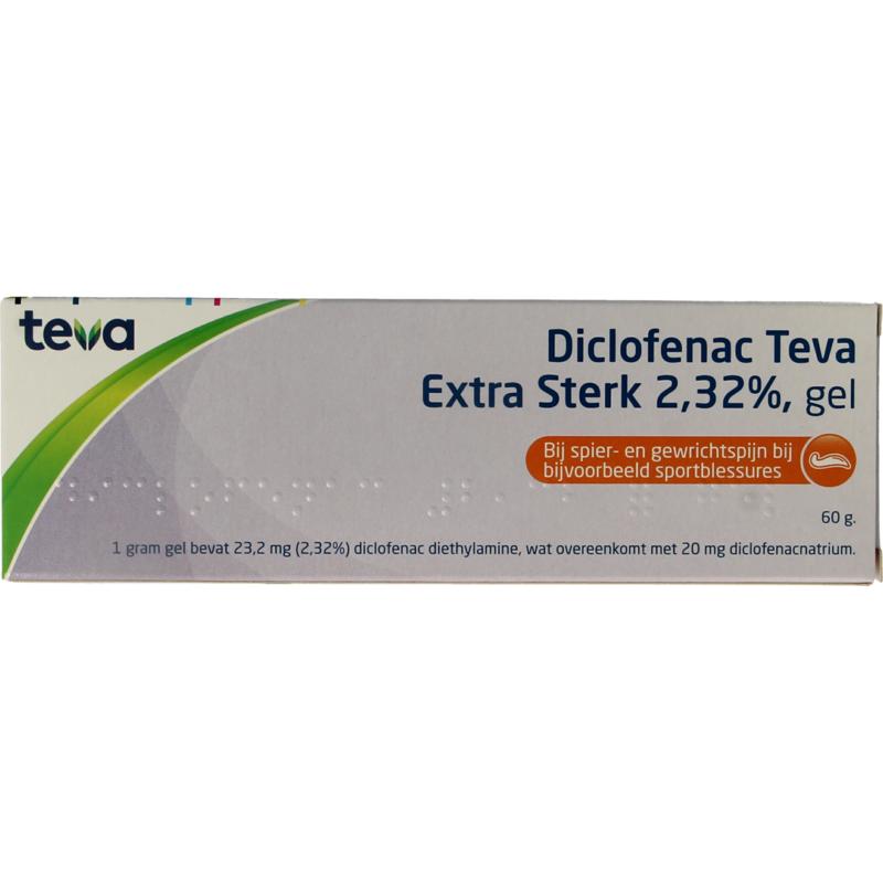 Diclofenac Teva Extra Sterk Gel 2,32%