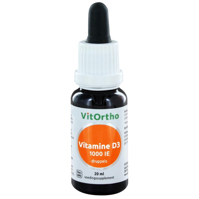 Vitortho Vitamine D3 Druppels 1000ie
