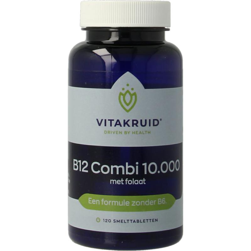 Vitamine B12 Combi Folaat Vitakruid Tabl 10000mcg