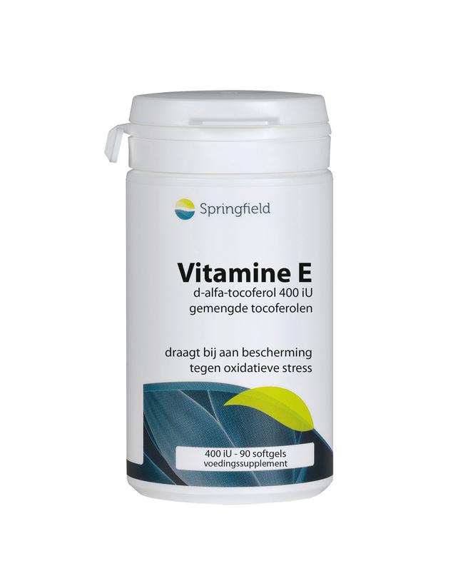 Springfield Vitamine E 400iu Nat D-Alpha Toc Softg