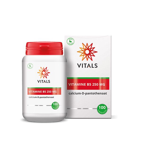 Vitals Vitamine B5 Pantotheenzuur Capsule 250mg