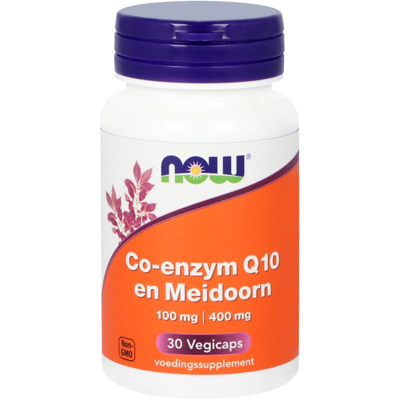 Now Co-Q10 100mg + Hawthorn Berry Vcaps 8968