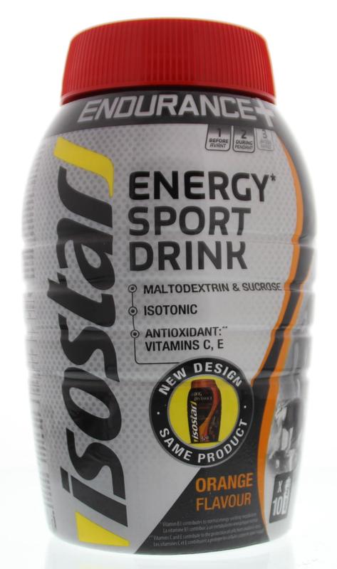 Vader Boos worden Rood Isostar Endurance+ | Sport Drank Orange | 790g | eFarma