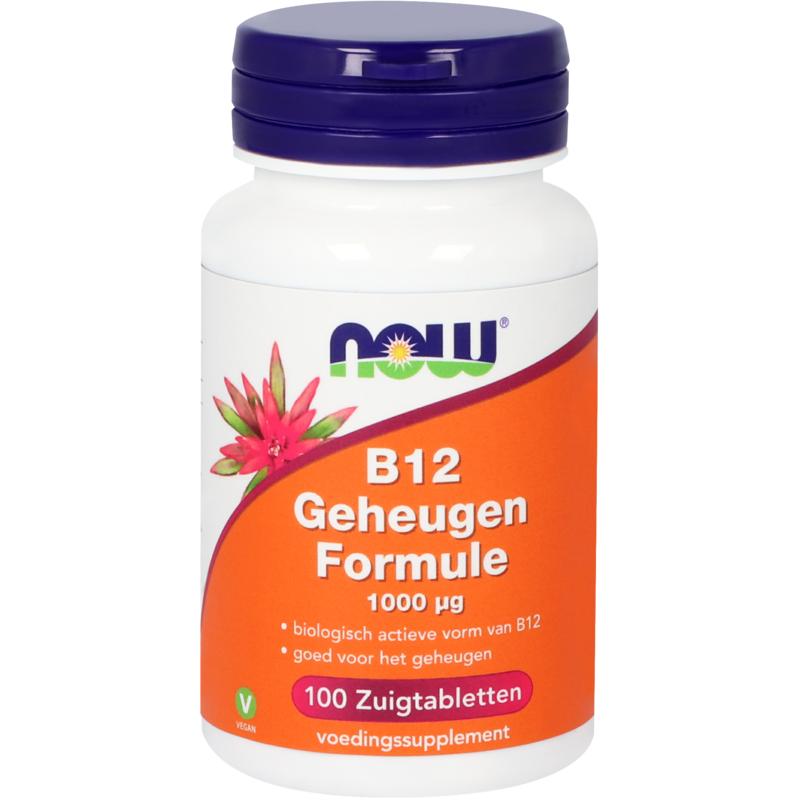 Now Brain B-12 1000mcg Zuigtablet 3292