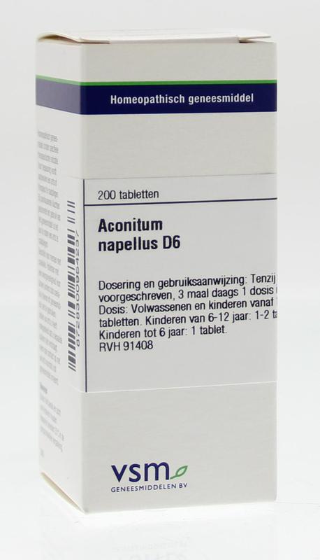 Vsm Aconitum Napellus D6 Tablet