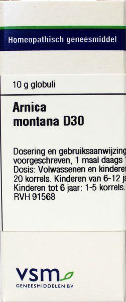 Vsm Arnica Montana D30 Globuli
