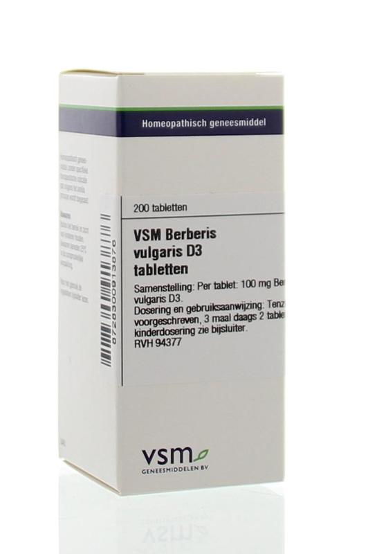 Vsm Berberis Vulgaris D3 Tablet