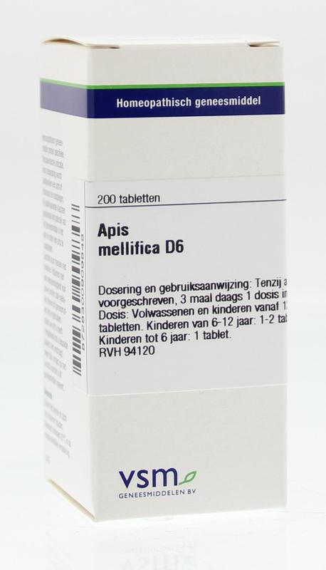 Vsm Apis Mellifica D6 Tablet