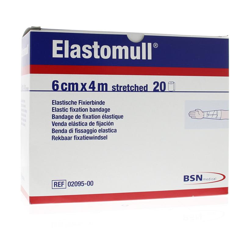 Elastomull Windsel Gecellofaneerd 4m X 6cm