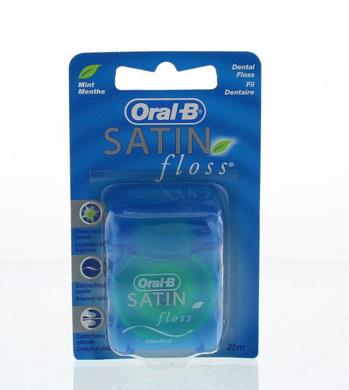 Oral B Satin Floss Mint 25mt