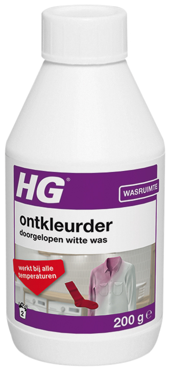 Ontkleurder Doorgelopen Witte Was