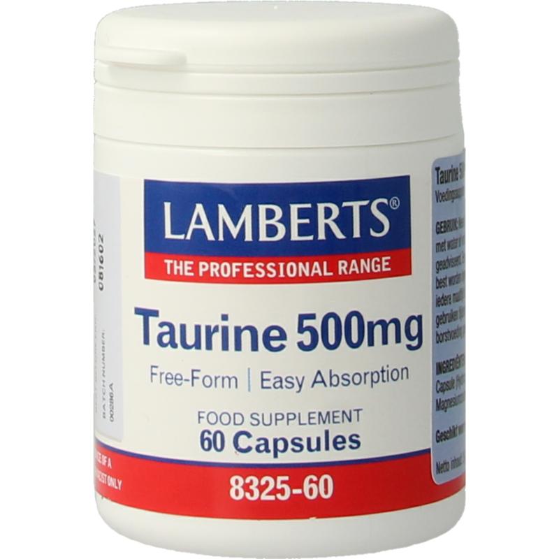 Taurine Lamberts Vegacapsule 500mg