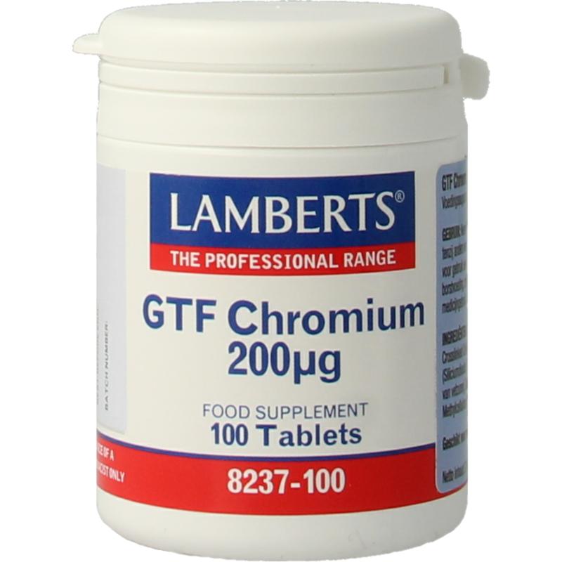 Chroom Gtf Lamberts Tablet 200mcg