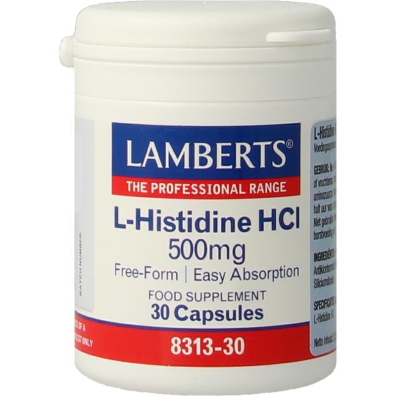 L Histidine Lamberts Capsule 500mg