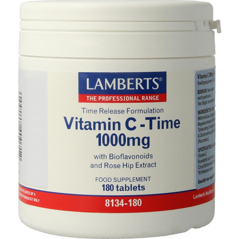 Product Vitamine C Time Lamberts 1000mg & Biofl