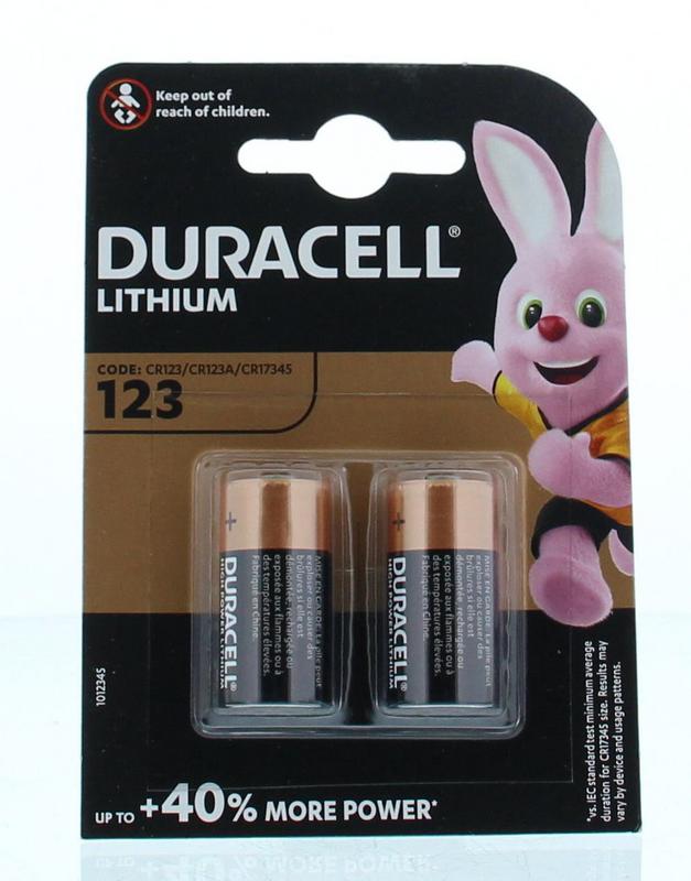 Batterij 123/2 | 2st | Duracell | eFarma Apotheek En Drogist