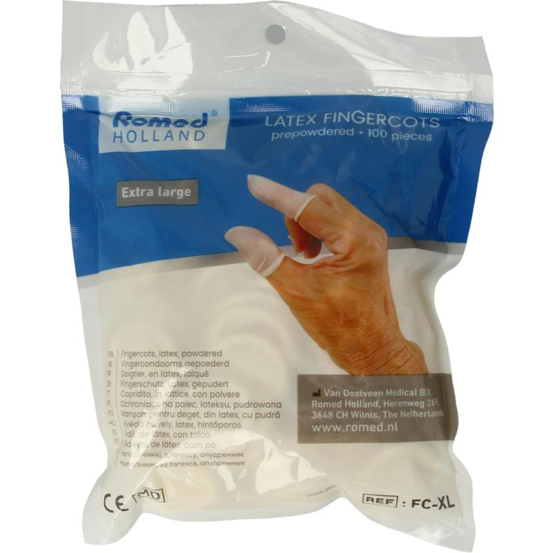 Romed Vingercondooms Latex Xl 100st