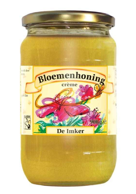 Imker Bloemenhoning Creme 900g