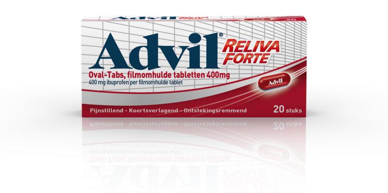 Advil Ovaal Tablet 400mg