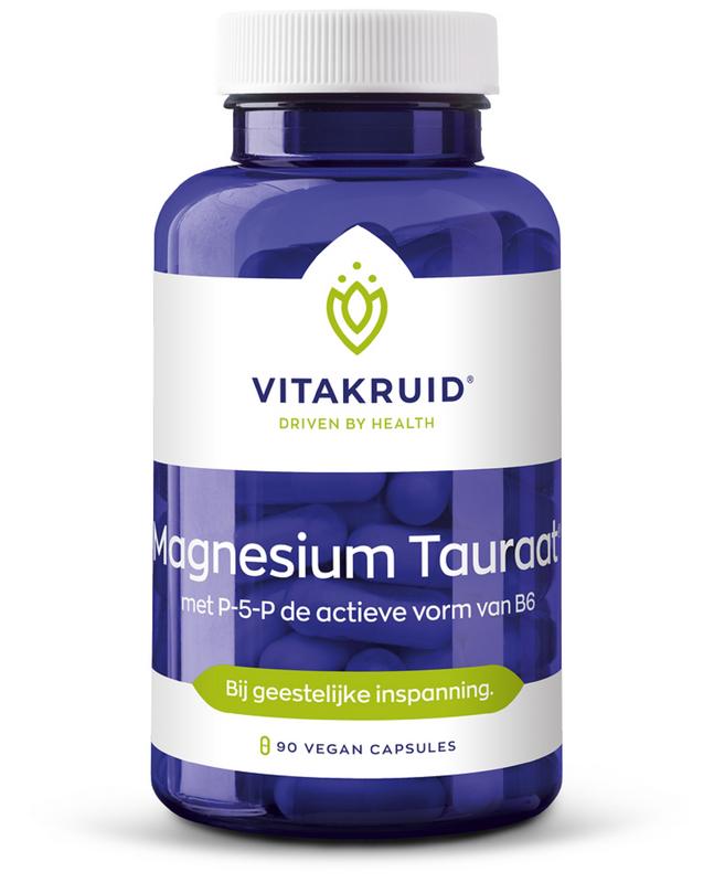 Magnesium Tauraat Vitakruid Vcaps