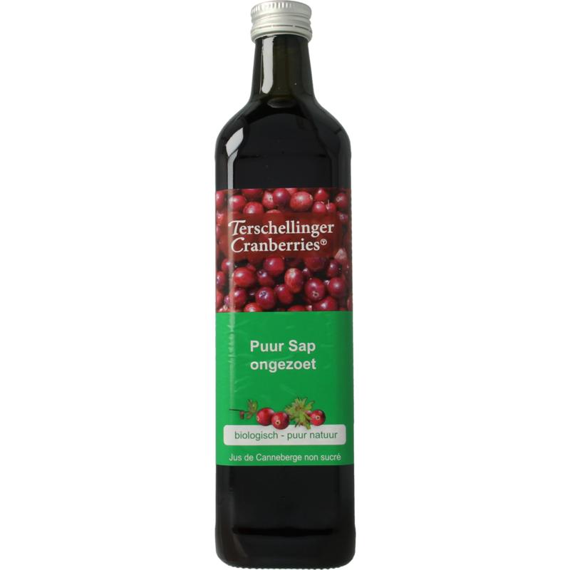 Cranberrysap Ongezoet Bio 750ml