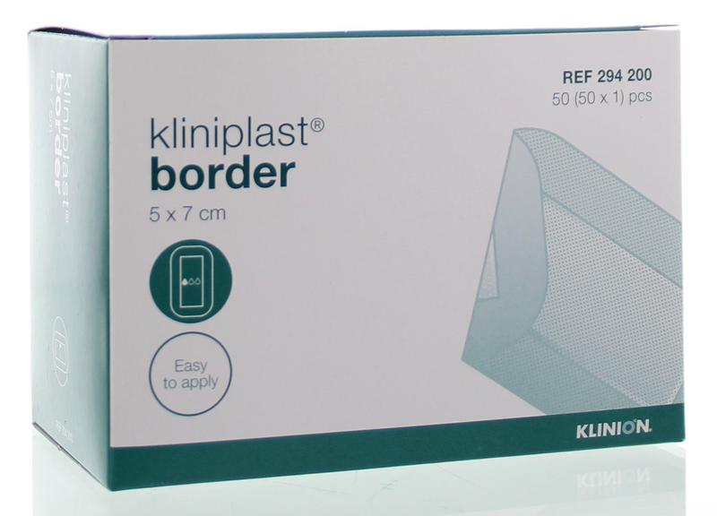 Eilandpleister Kliniplast Border  5cmx 7cm Steriel