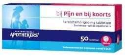 Paracetamol San Tabl 500mg Pynst/Koortsverlagend