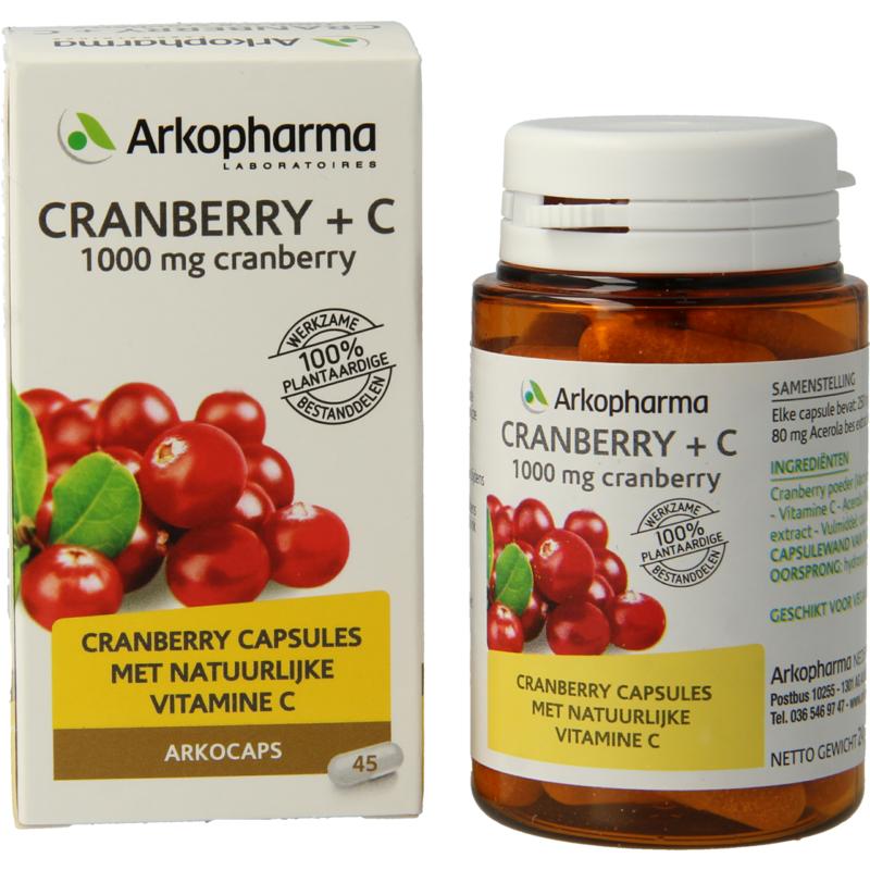 Arkocaps Cranberry + C Capsule
