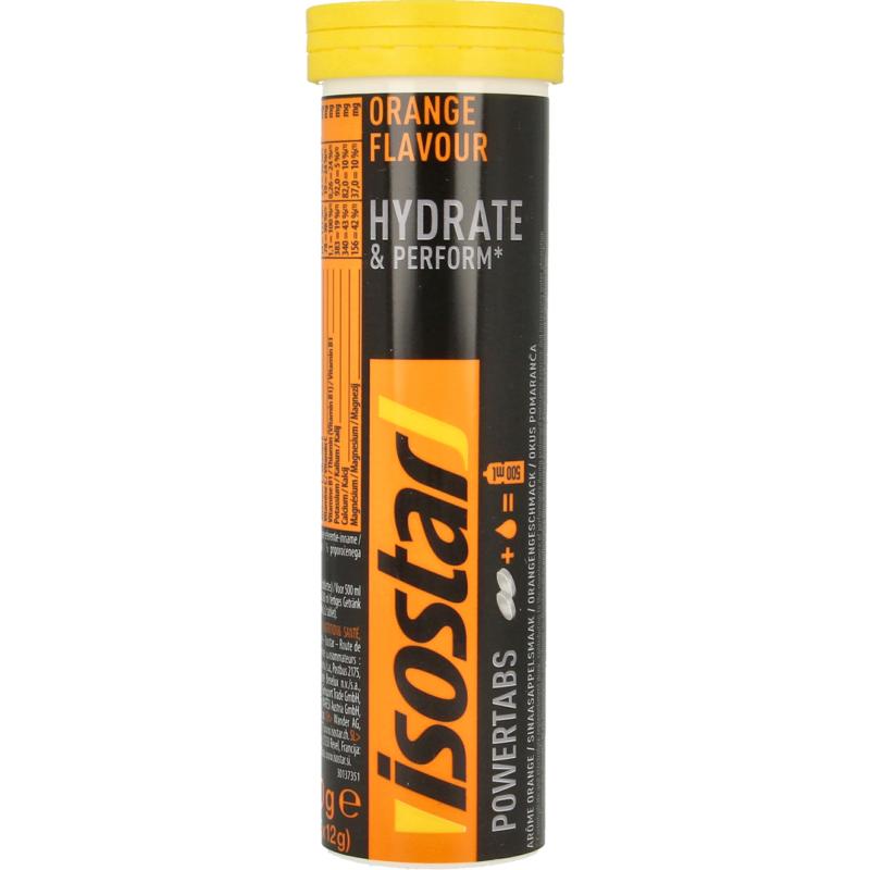 Isostar Hydrate & Perform Powertabs Orange