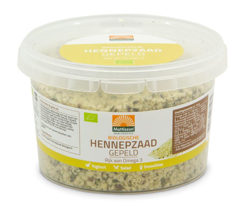 Bio Gepeld Hennepzaad Mattisso 250g