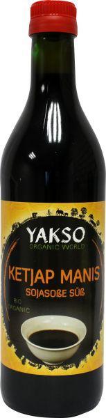Yakso Ketjap Manis Biologisch 500ml